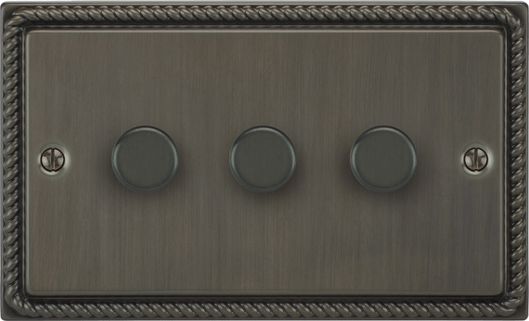 Georgian Dimmer Switch by VORELLI, product hero image for luxury residential and hospitality specifications