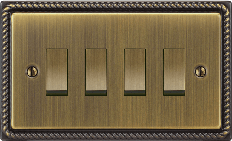 Georgian Rocker Switch architectural switches view 4