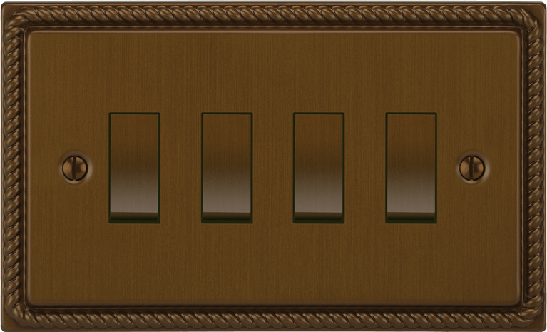 Georgian Rocker Switch architectural switches view 5