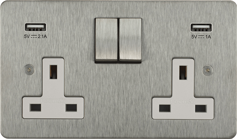 Horizon Classic Double Socket + USB architectural switches view 19