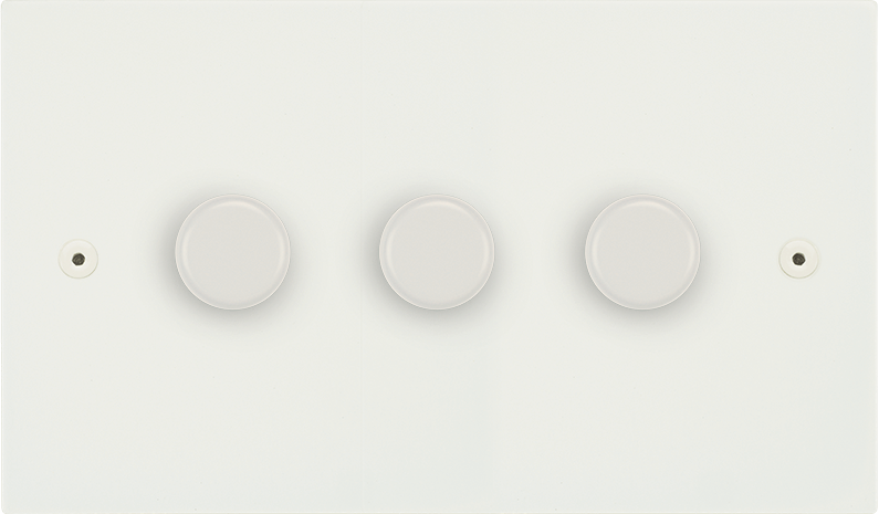 Horizon Square Dimmer Switch by VORELLI, product hero image for luxury residential and hospitality specifications