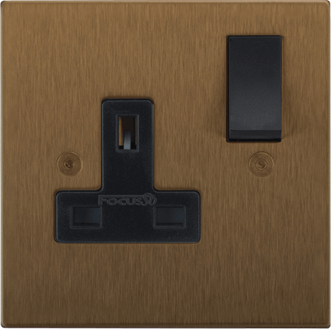 Horizon Square Single Socket architectural switches view 6