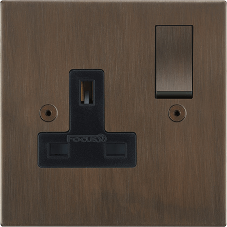 Horizon Square Single Socket architectural switches view 7