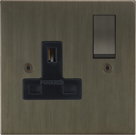Horizon Square Single Socket architectural switches view 8