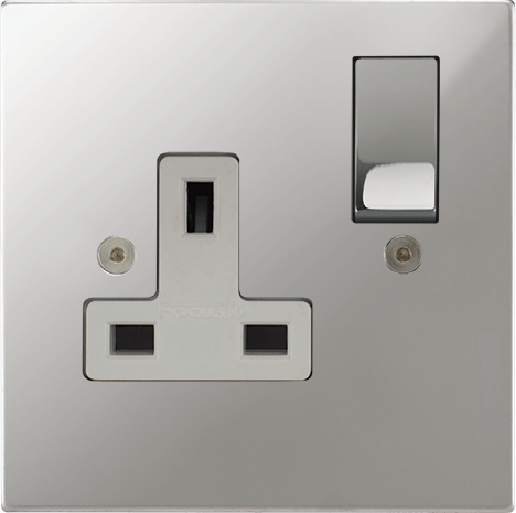 Horizon Square Single Socket architectural switches view 12