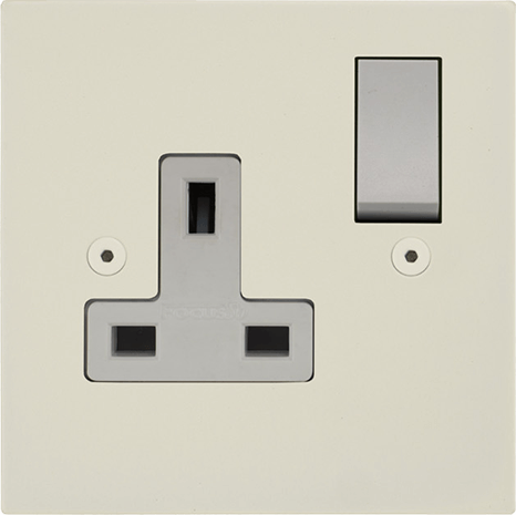 Horizon Square Single Socket architectural switches view 15