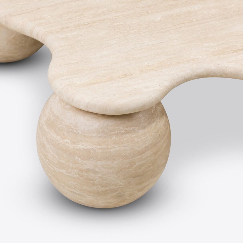 Liburno Travertine Coffee Table coffee table view 10