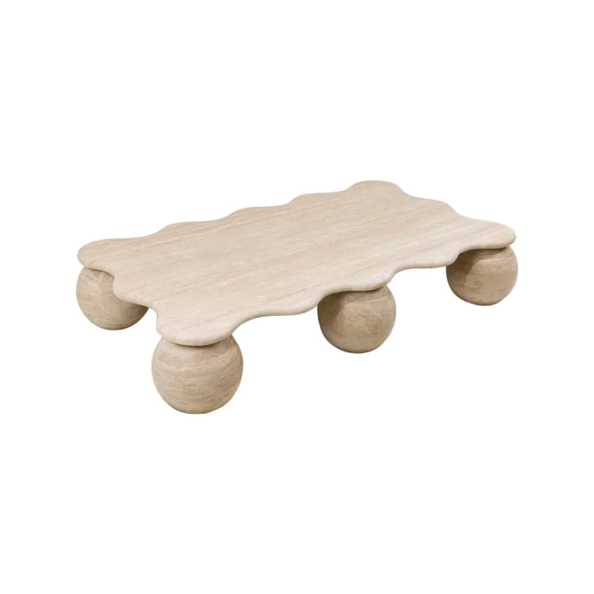 Liburno Travertine Coffee Table coffee table view 4