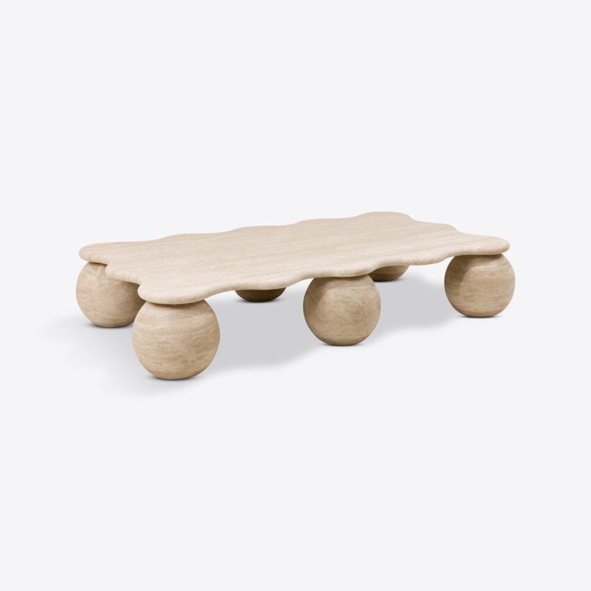 Liburno Travertine Coffee Table coffee table view 5
