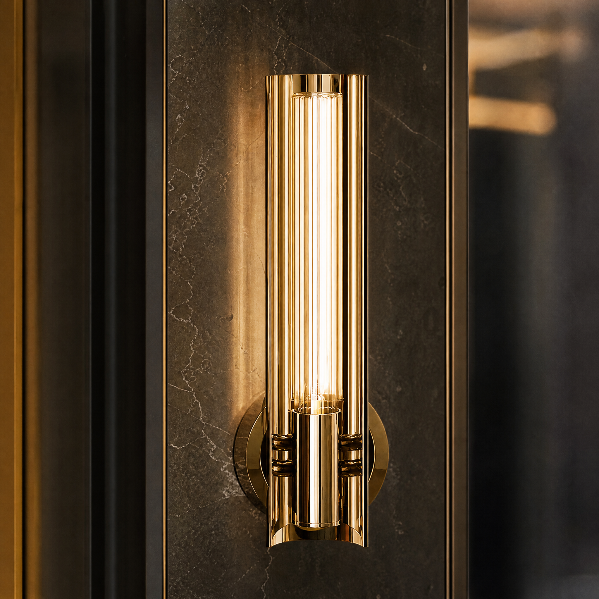 Baccara Luxury Wall Light close-up craftsmanship detail image by VORELLI