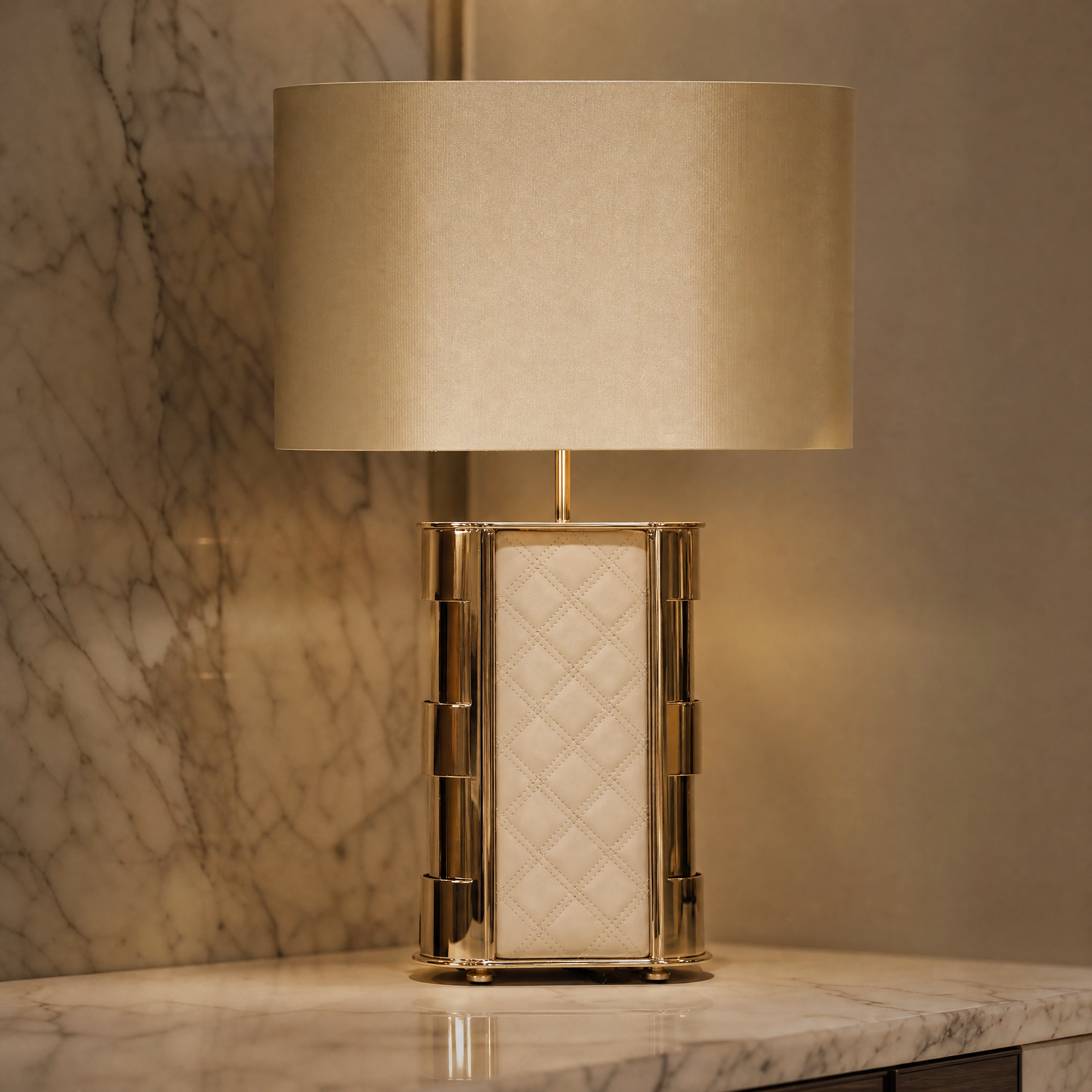 Centurion Luxury Table Lamp close-up craftsmanship detail image by VORELLI