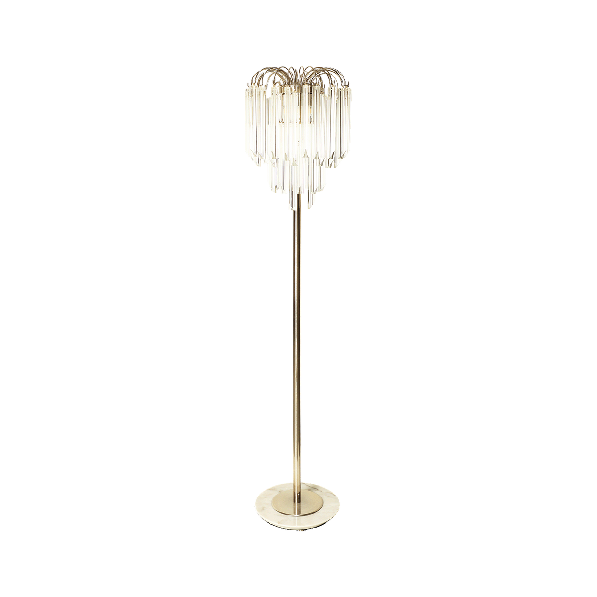 VORELLI® Lotus Floor Lamp on a pure white background.