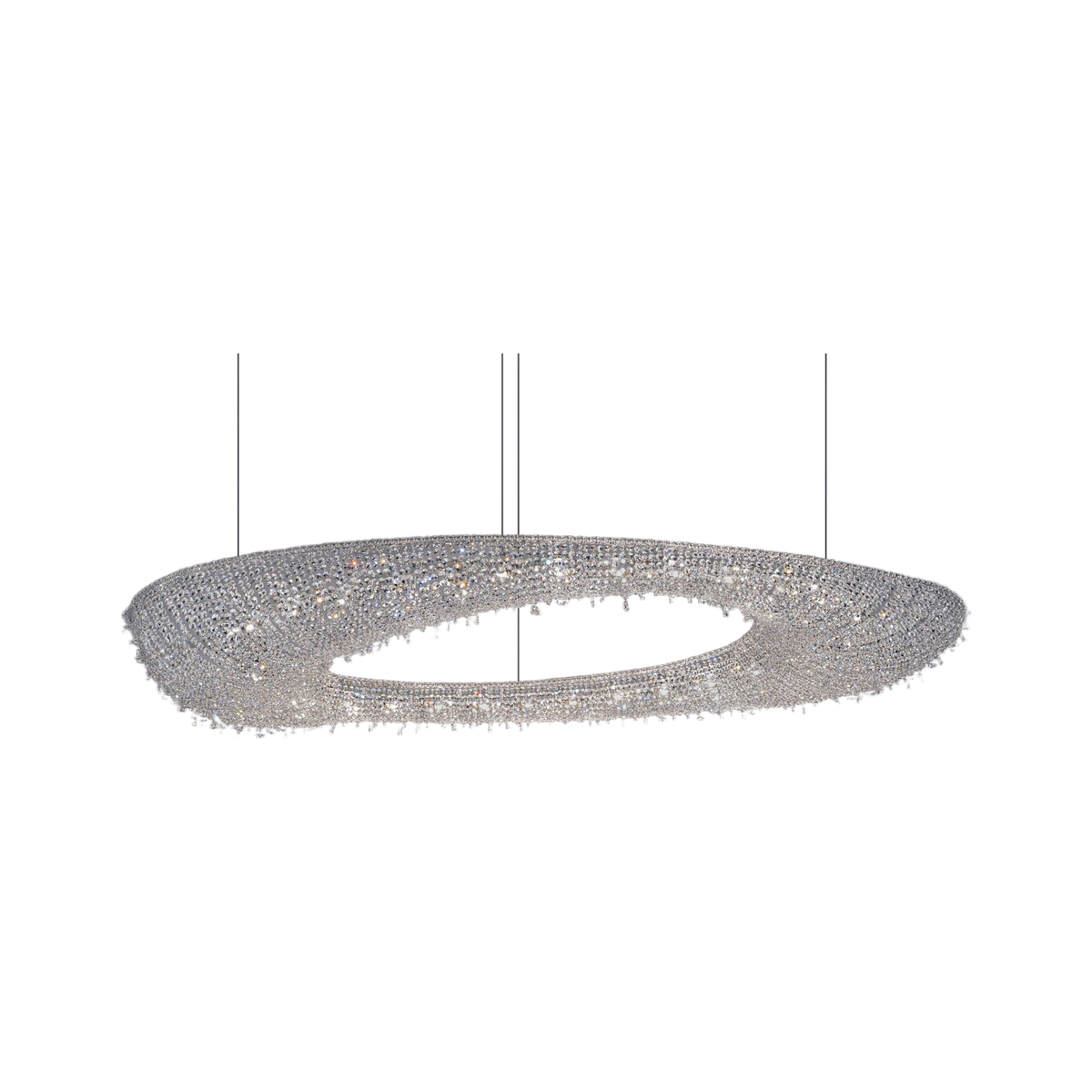 VORELLI® Artica Crystal Chandelier on a pure white background.