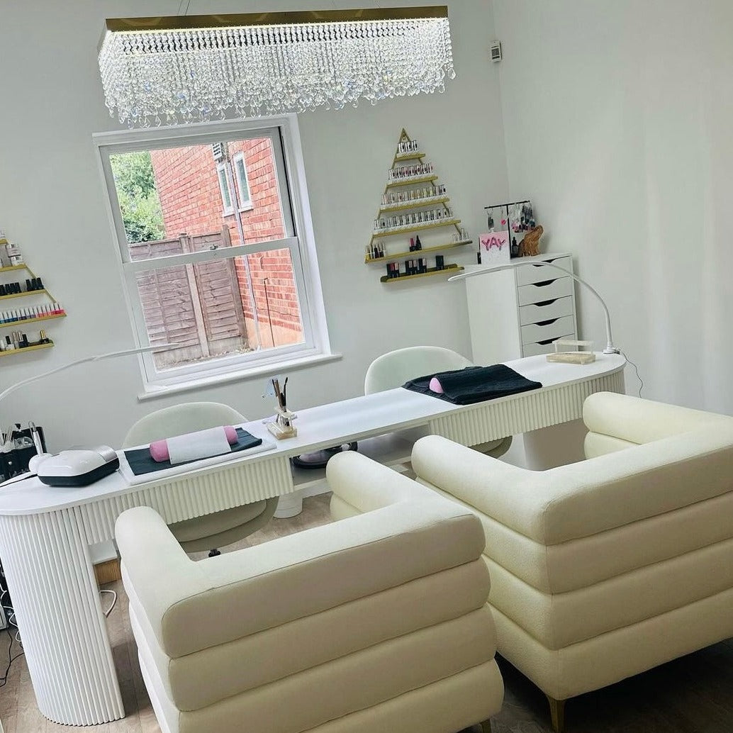 VORELLI® Modesto rectangular crystal chandelier creating elegant focal lighting in refined interior space