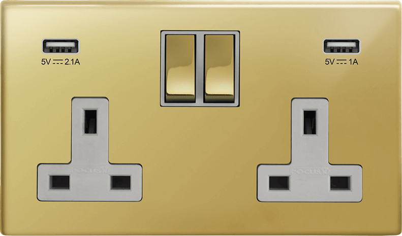 Morpheus Double Socket + USB architectural switches view 11