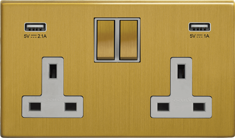 Morpheus Double Socket + USB architectural switches view 16