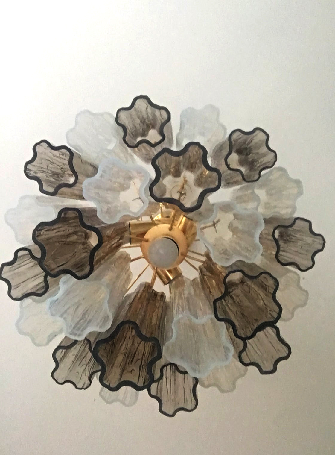 VORELLI Nicoletta Tronchi Murano Glass Circular Chandelier - Tronchi Murano Glass image 3