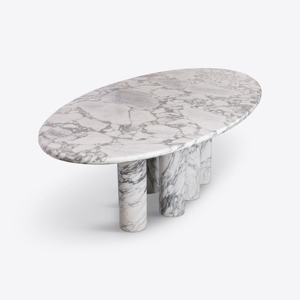 Olivaro Arabescato Marble Dining Table dining table view 6