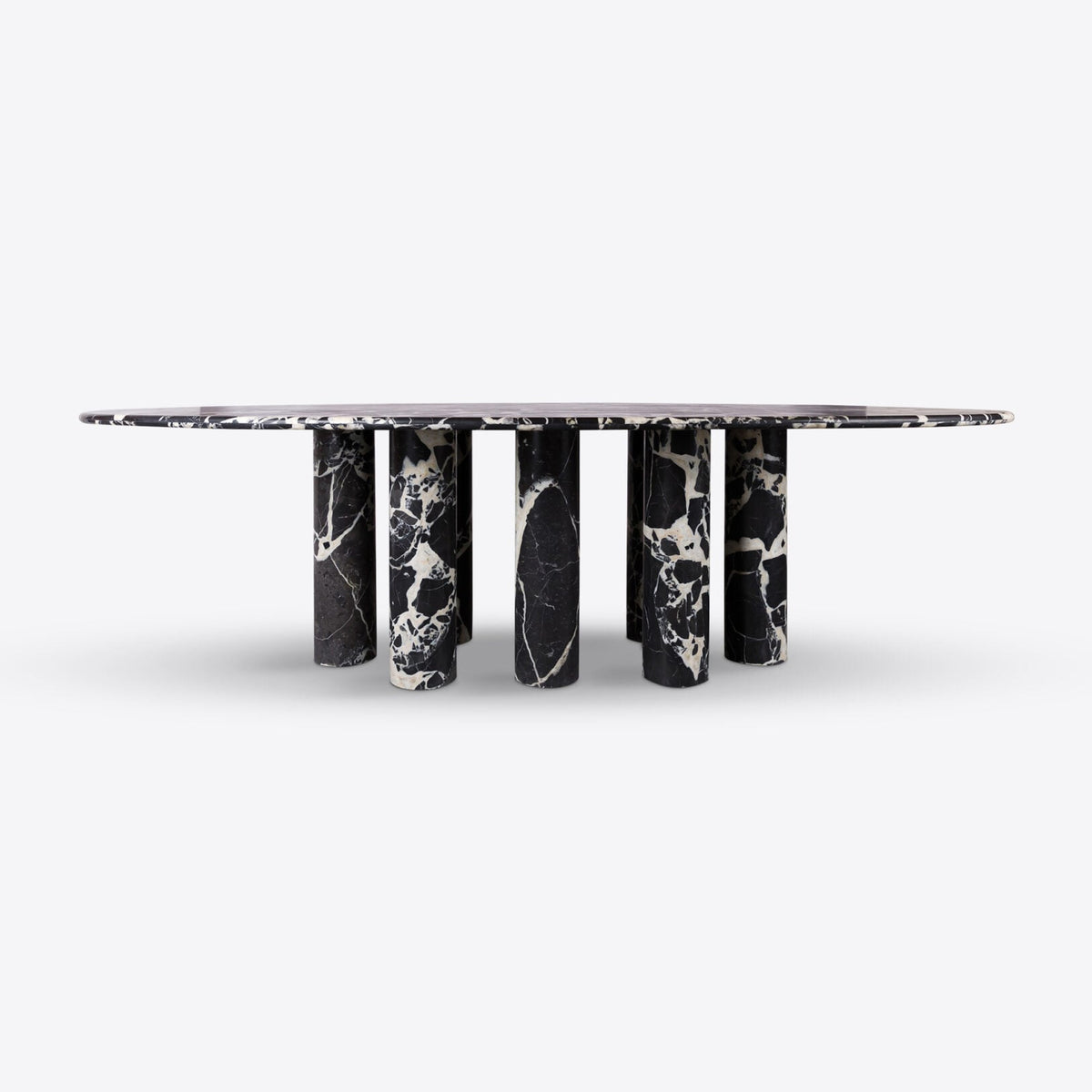 Olivaro Napoleon Black Marble Dining Table dining table view 5