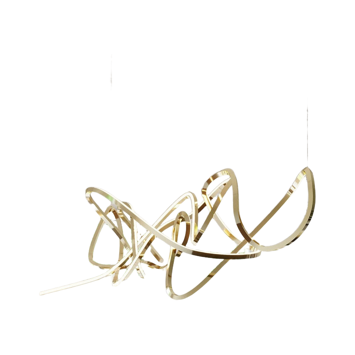 VORELLI® Ribbon Curve Project Installation on a pure white background.