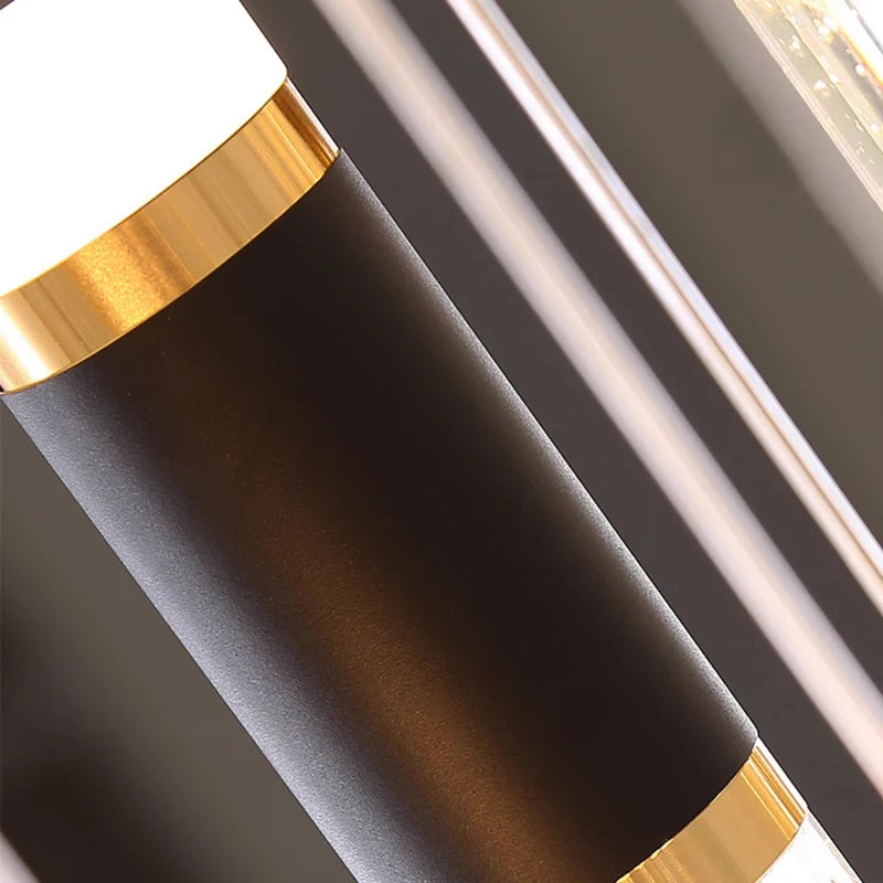 Elegant crystal pendant chandelier by VORELLI® crafted for luxury foyers, staircases, and contemporary hospitality environments