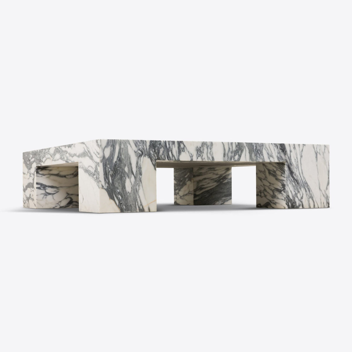 Sidriano Arabescato Marble Coffee Table coffee table view 7