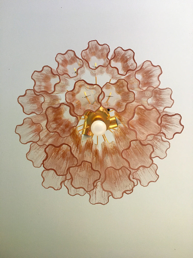 VORELLI Silvana Tronchi Murano Glass Circular Chandelier - Tronchi Murano Glass image 3