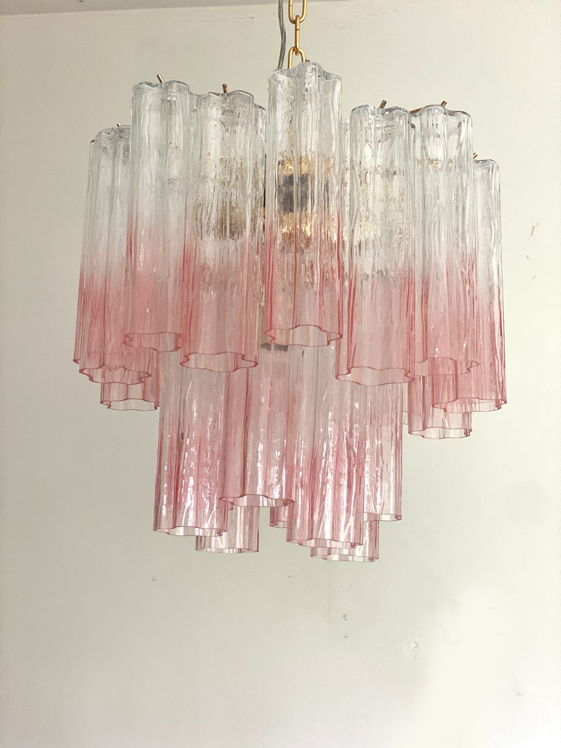 VORELLI Tatiana Tronchi Murano Glass Circular Chandelier - Tronchi Murano Glass image 7