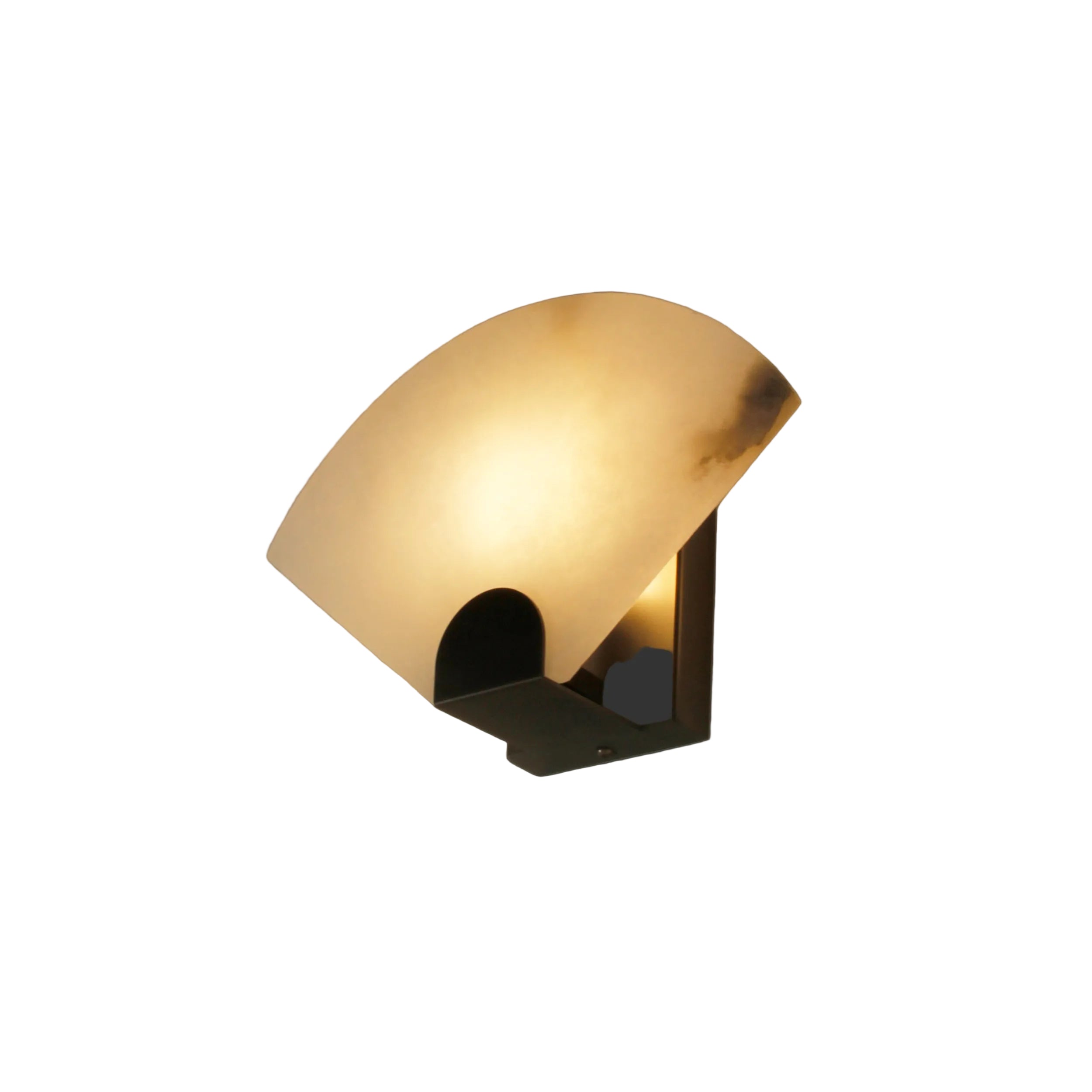 VORELLI Venezia marble wall light with curved design for modern luxury interiors and ambient lighting