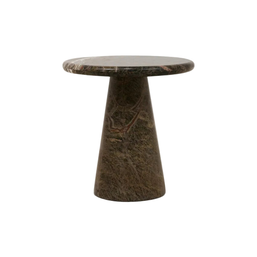 Veronese Forest Green Marble Side Table side table view 3