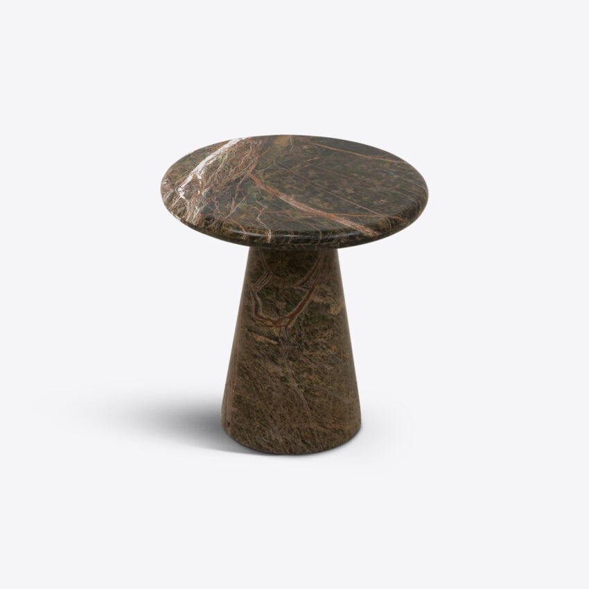 Veronese Forest Green Marble Side Table side table view 4
