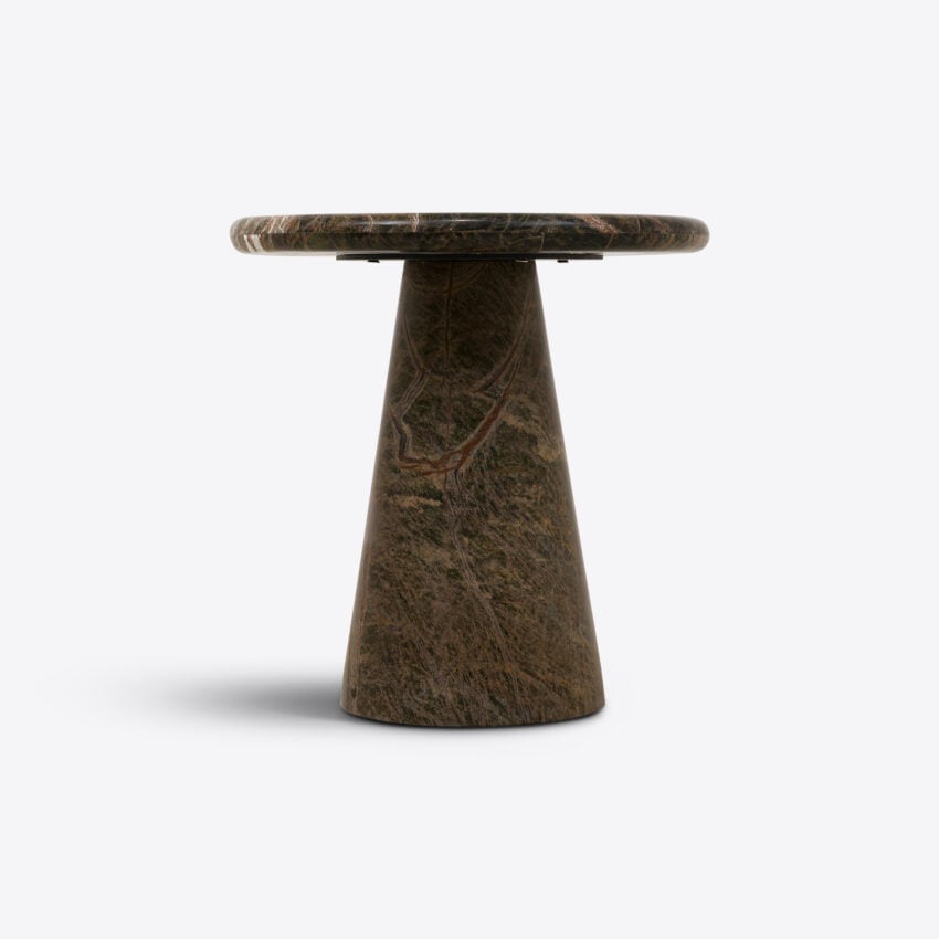 Veronese Forest Green Marble Side Table side table view 5