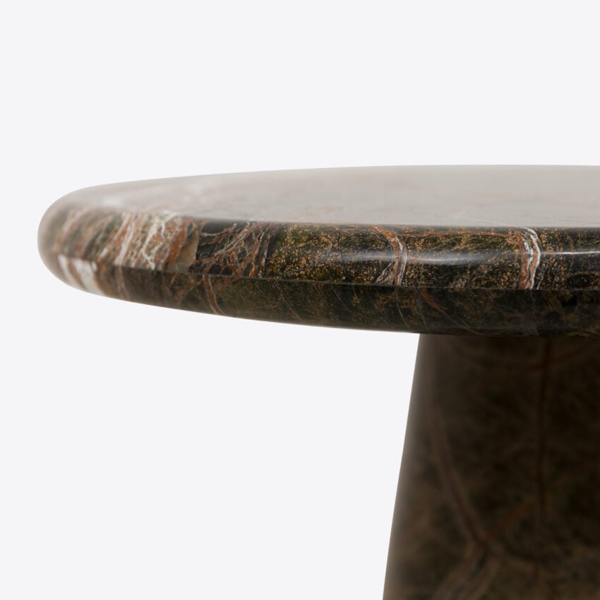 Veronese Forest Green Marble Side Table side table view 6