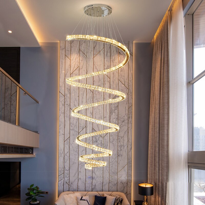 Lawrie Spiral Staircase Chandelier