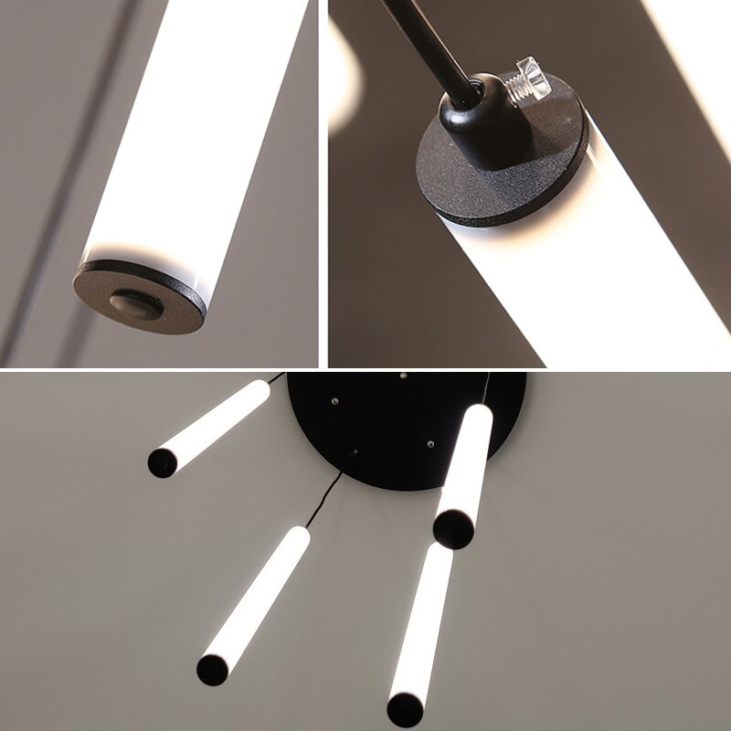 underside view of cowley pendant ceiling mount with minimalist hardware