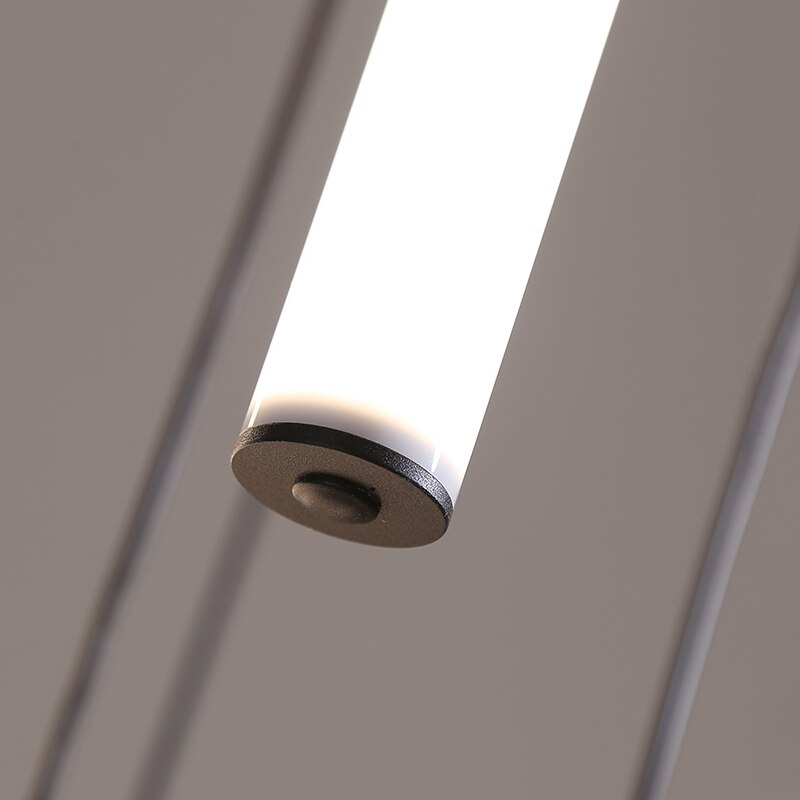 close up of cowley pendant cylinder showing refined matte finish