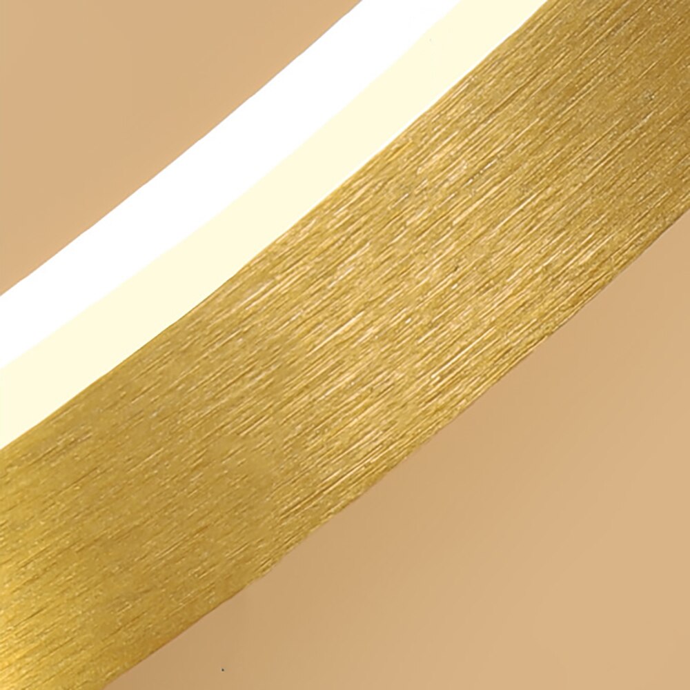 Brushed metallic finish detail on the VORELLI Maumelle ceiling light highlighting premium materials and refined contemporary craftsmanship