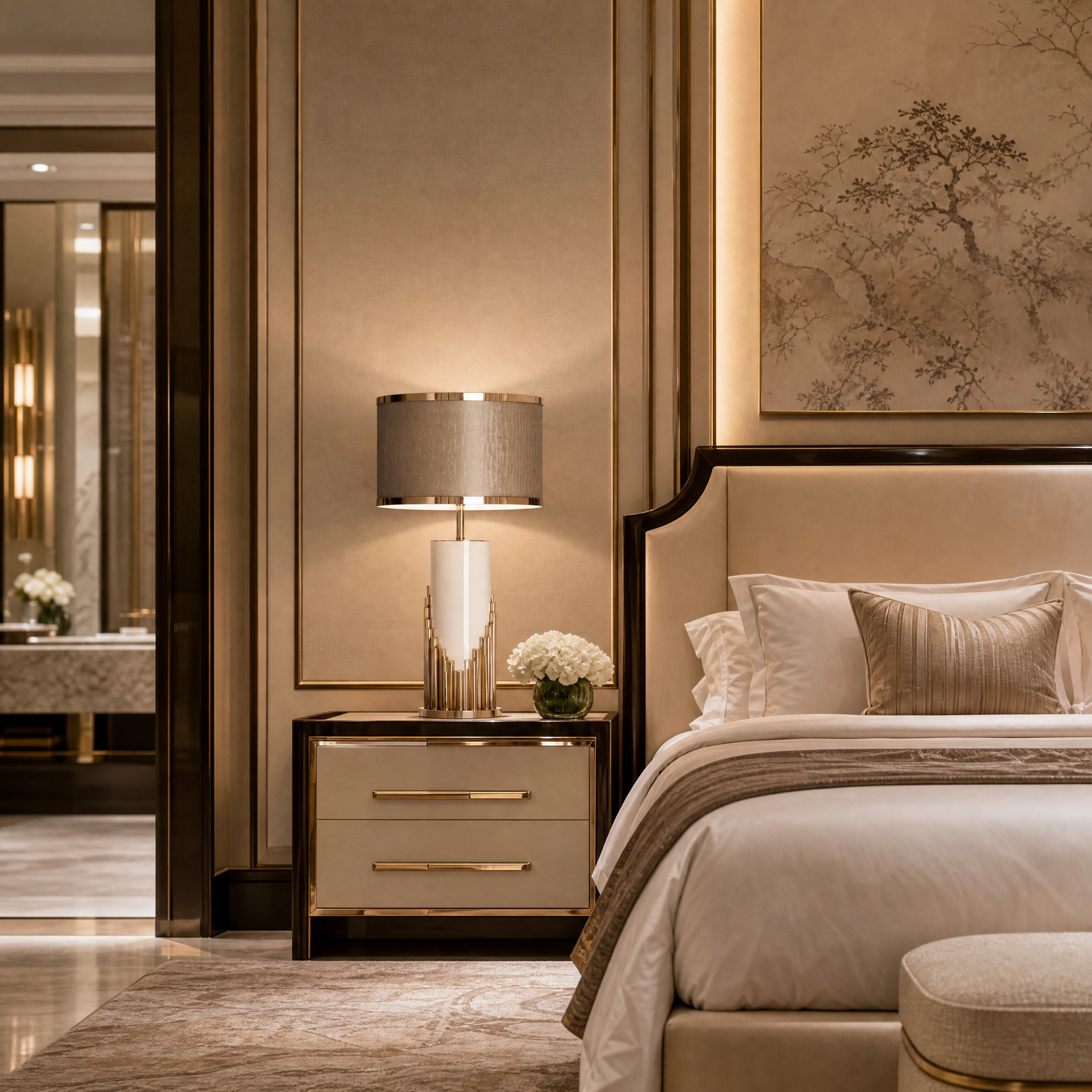 Streamline Décor Luxury Table Lamp luxury hospitality lifestyle image by VORELLI