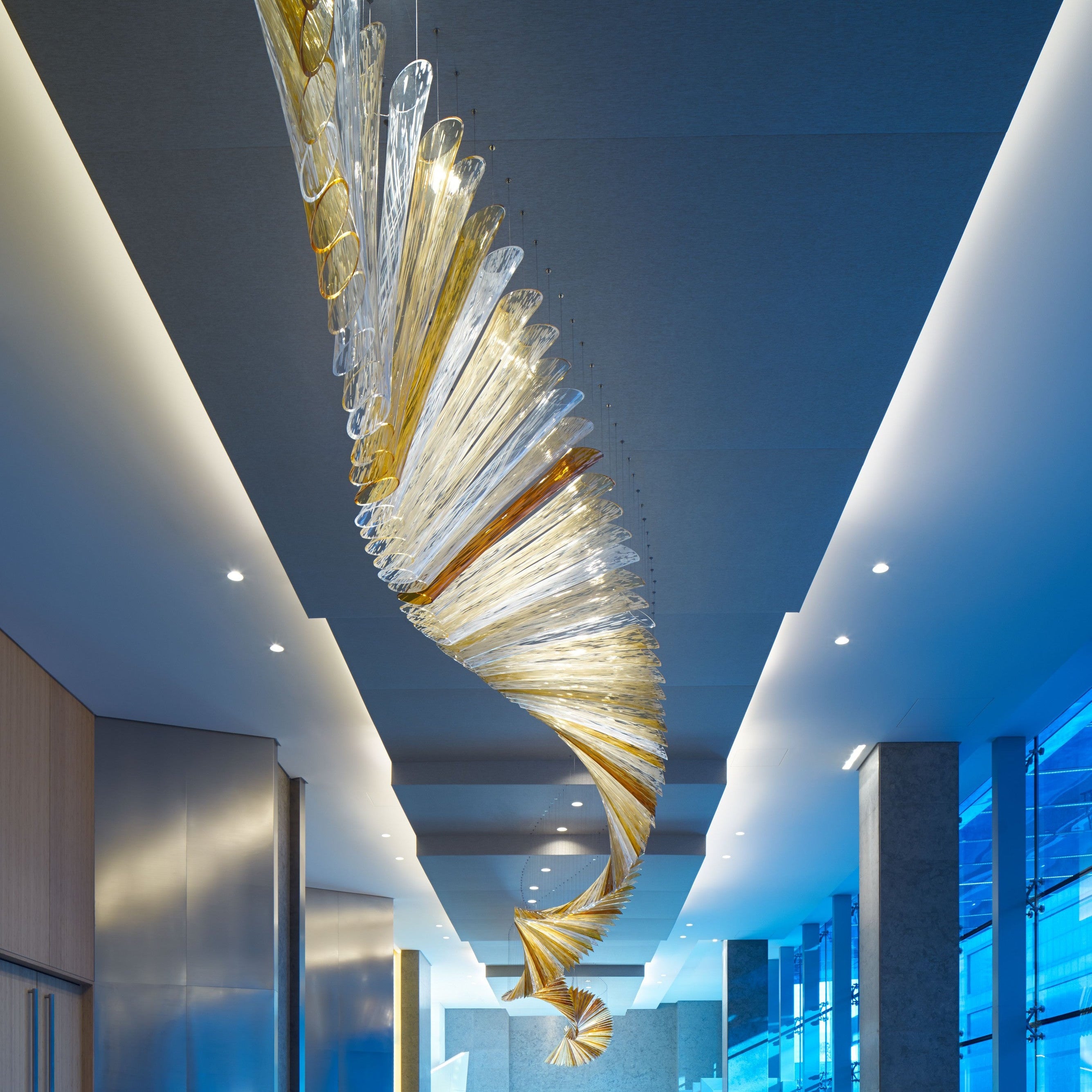 Fluted Helix Project Installation