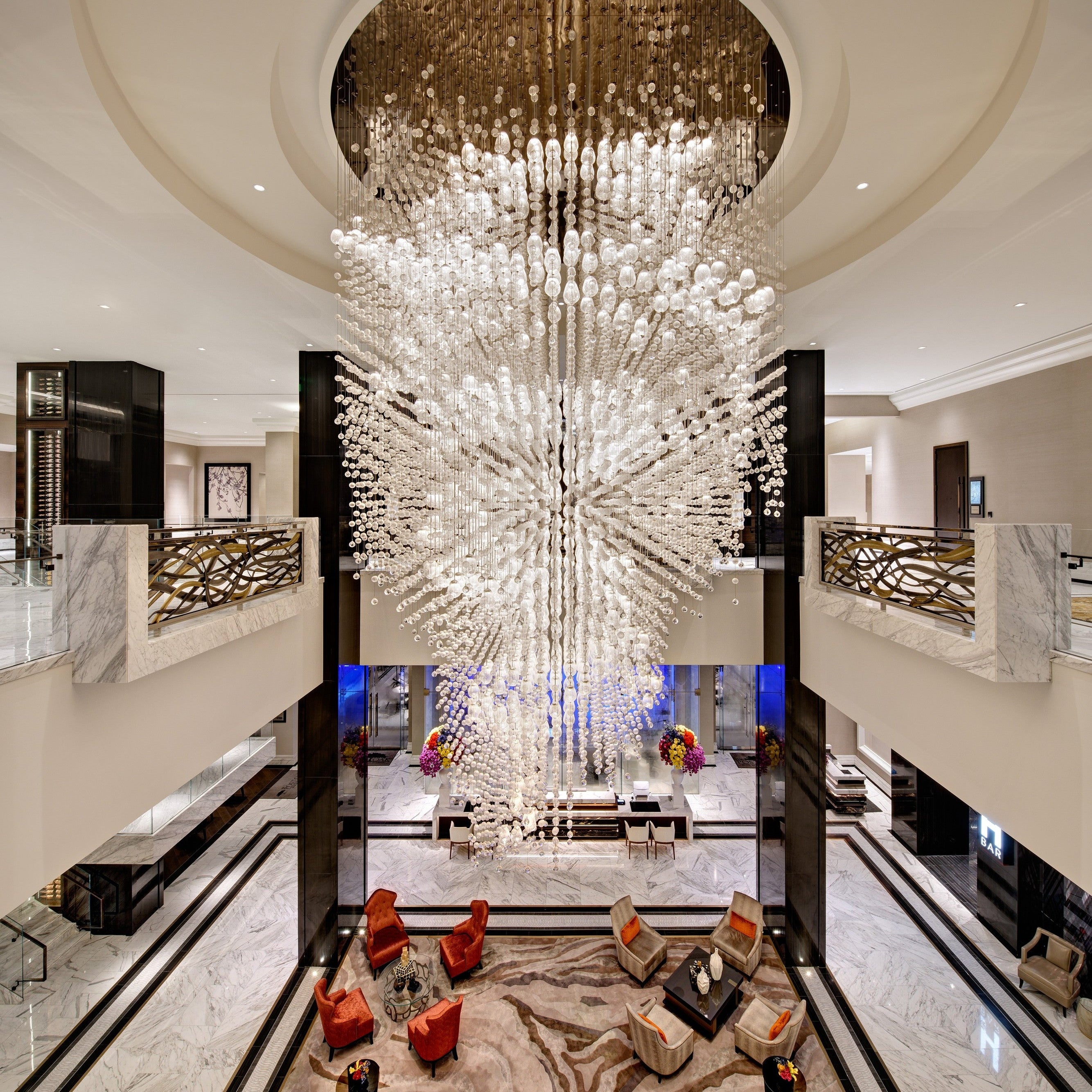 Bubble Crystal Sphere Project Installation