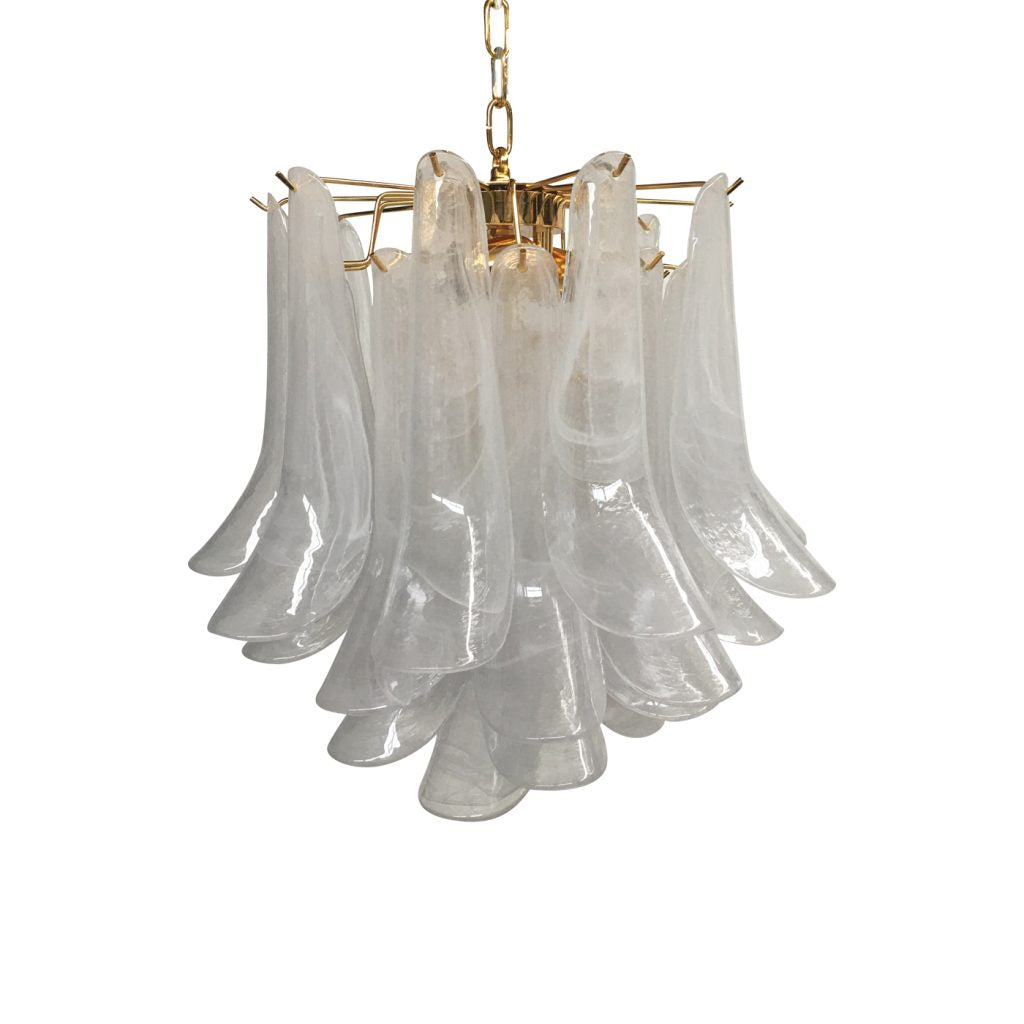 VORELLI Mantova Selle Murano Glass Circular Chandelier - Selle Murano Glass image 1