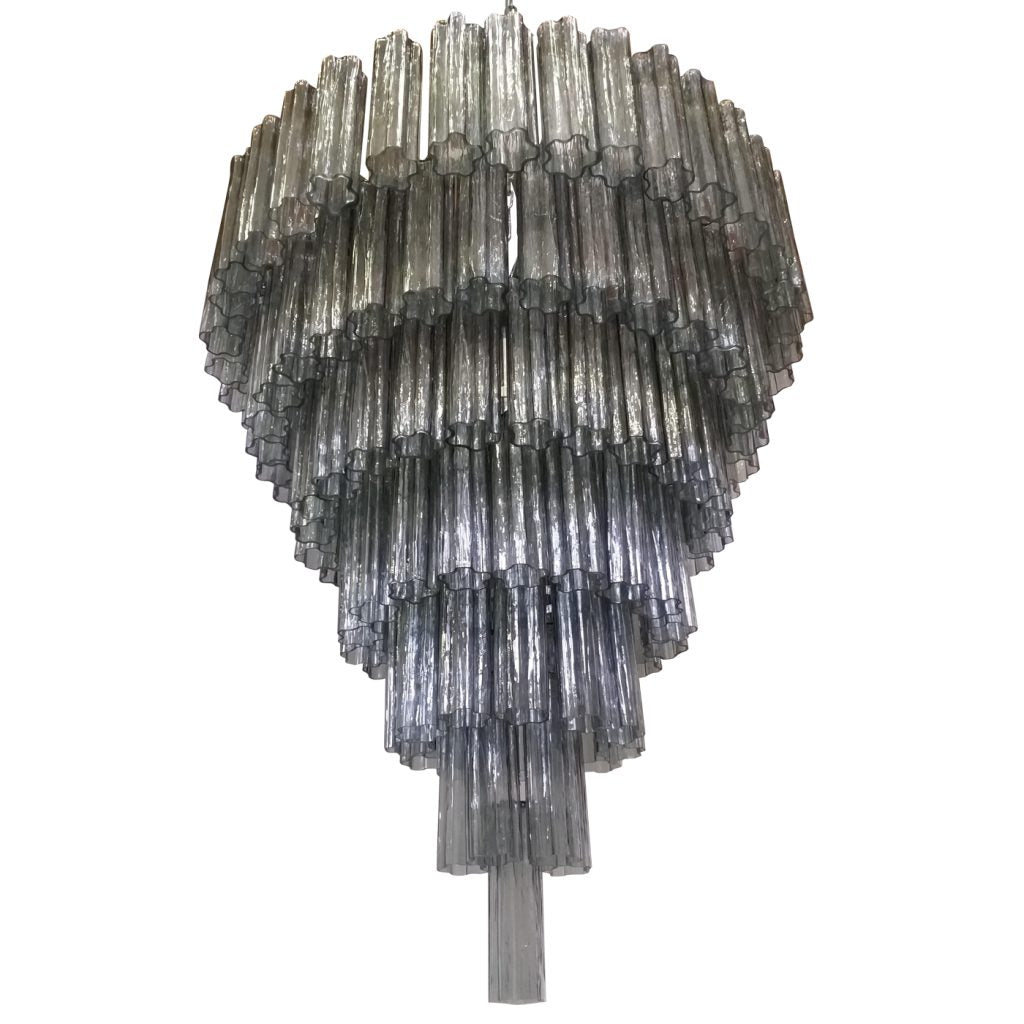 VORELLI Piera Tronchi Murano Glass Staircase Chandelier - Tronchi Murano Glass image 1