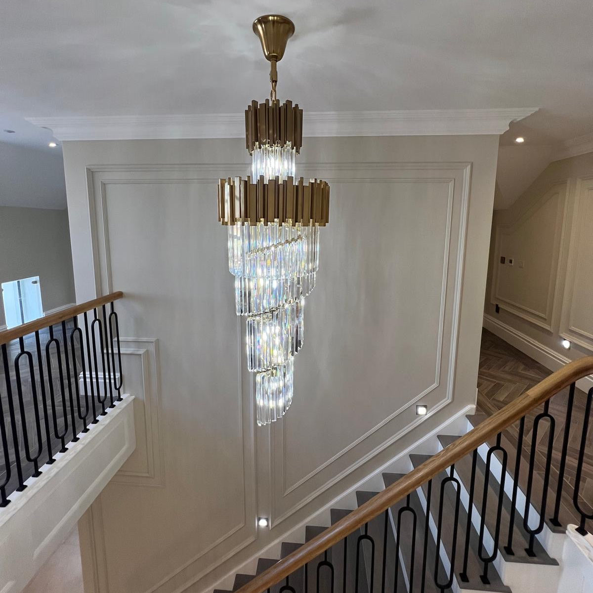 Boeotia Spiral Staircase Chandelier II