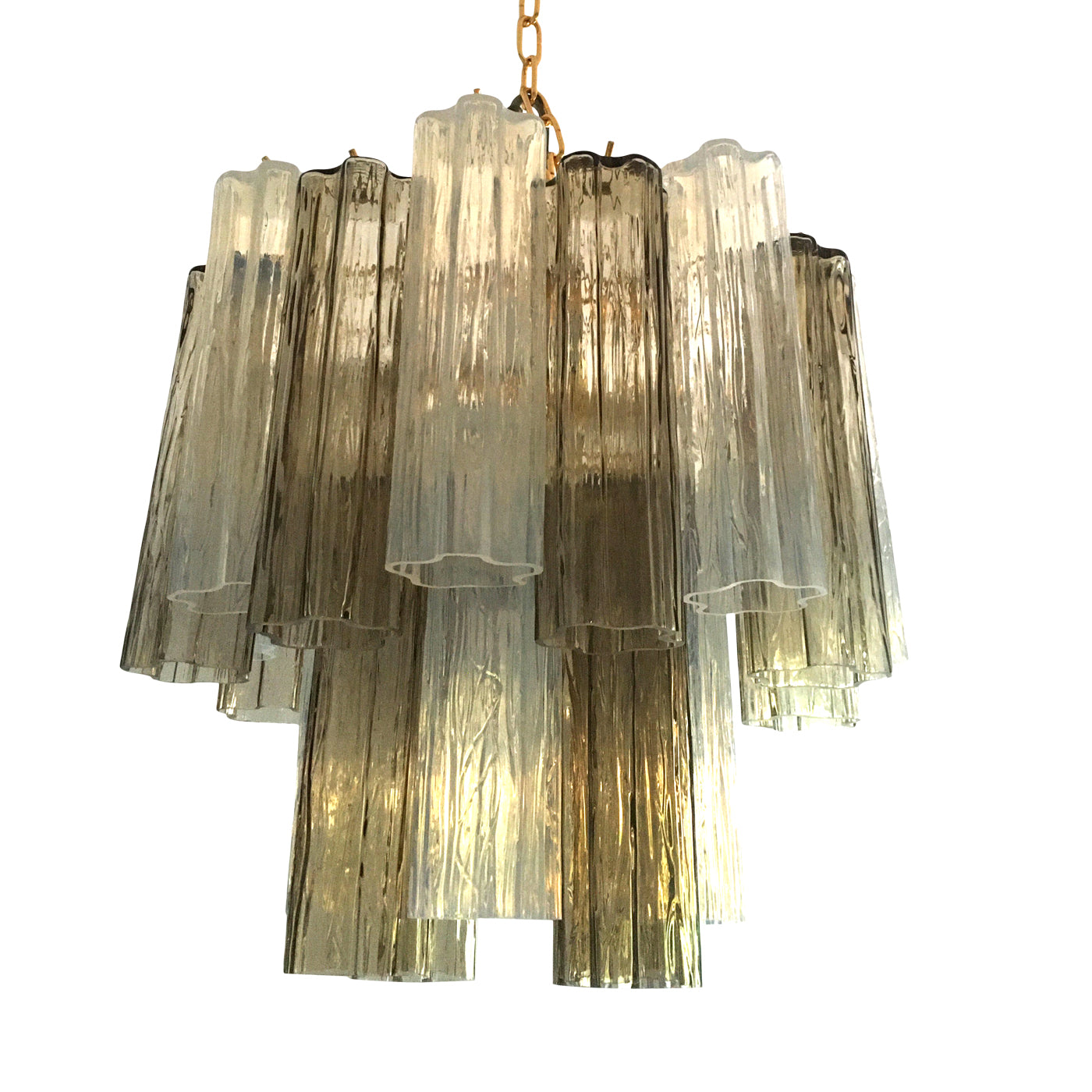 VORELLI Nicoletta Tronchi Murano Glass Circular Chandelier - Tronchi Murano Glass image 2