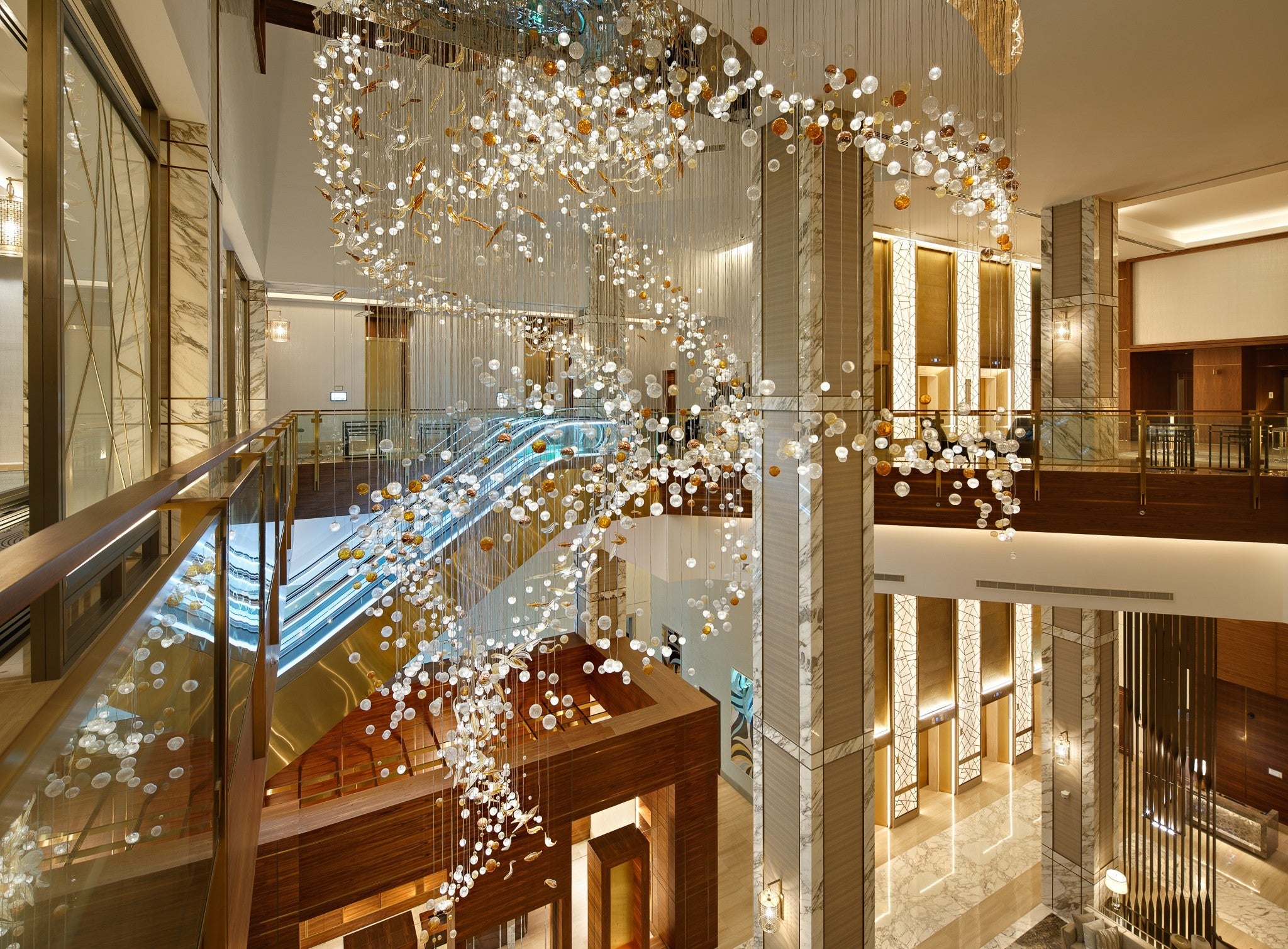 Oversized Small Sphere Project Installation