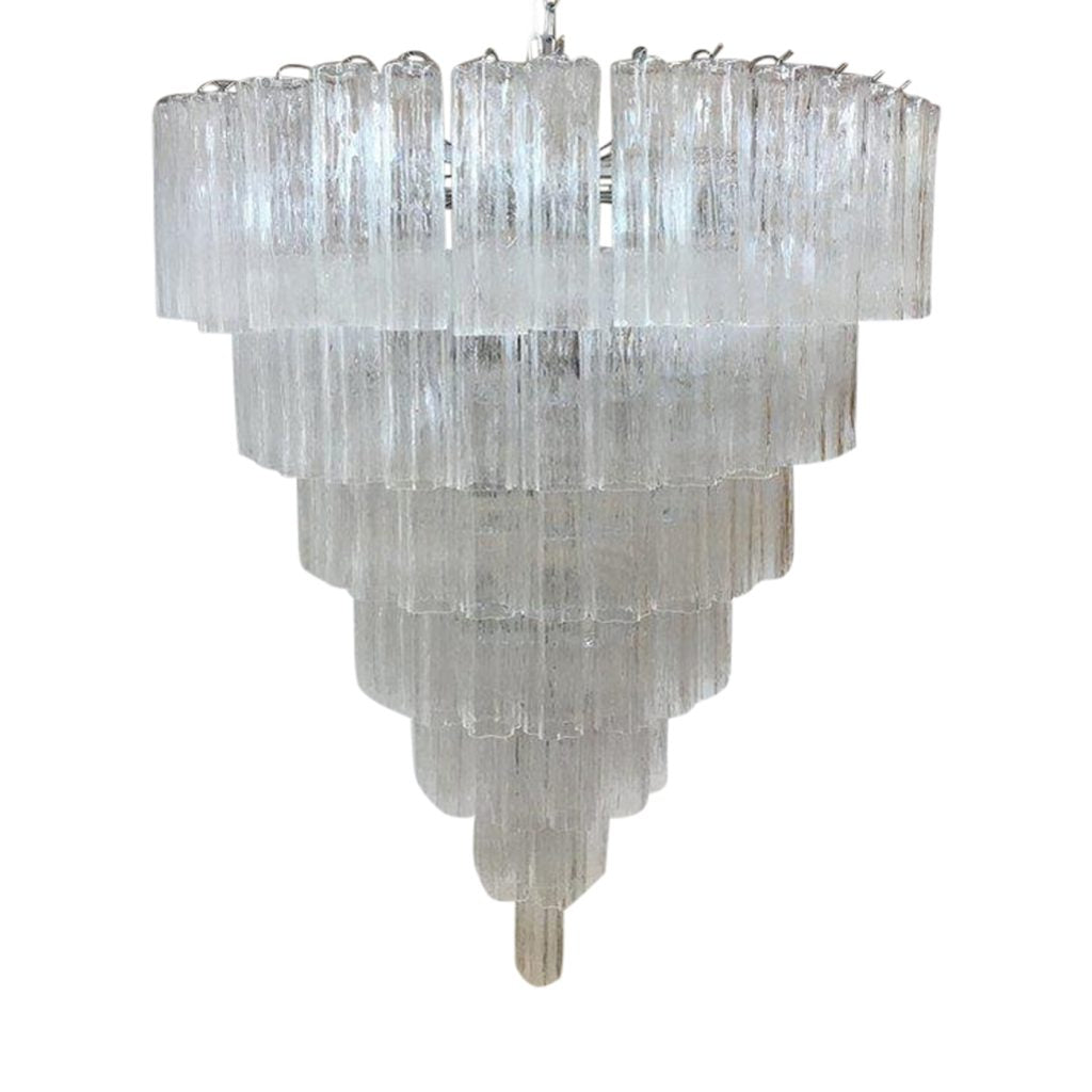 VORELLI Ornella Tronchi Murano Glass Staircase Chandelier - Tronchi Murano Glass image 1