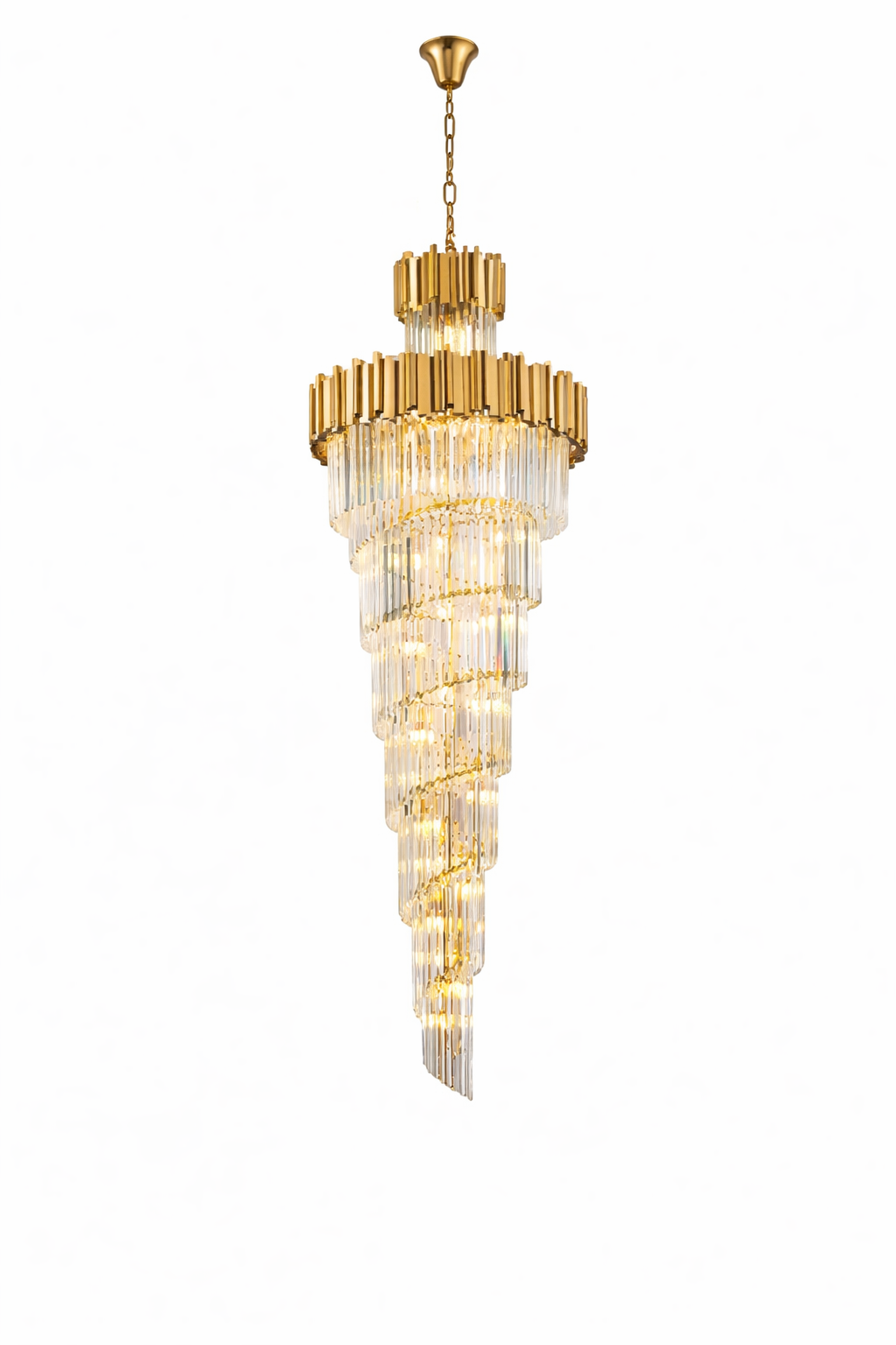 Boeotia Spiral Staircase Chandelier II