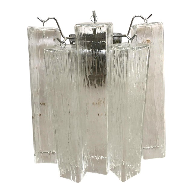 VORELLI Sanremo Squares Murano Glass Wall Light - Squares Murano Glass image 1
