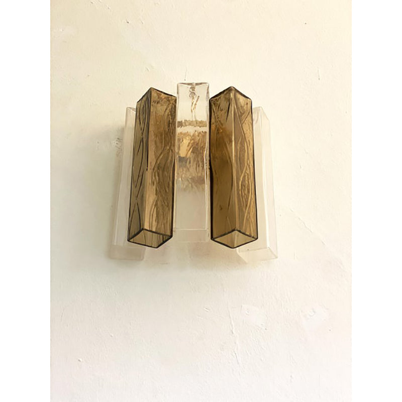 VORELLI Volterra Squares Murano Glass Wall Light - Squares Murano Glass image 8