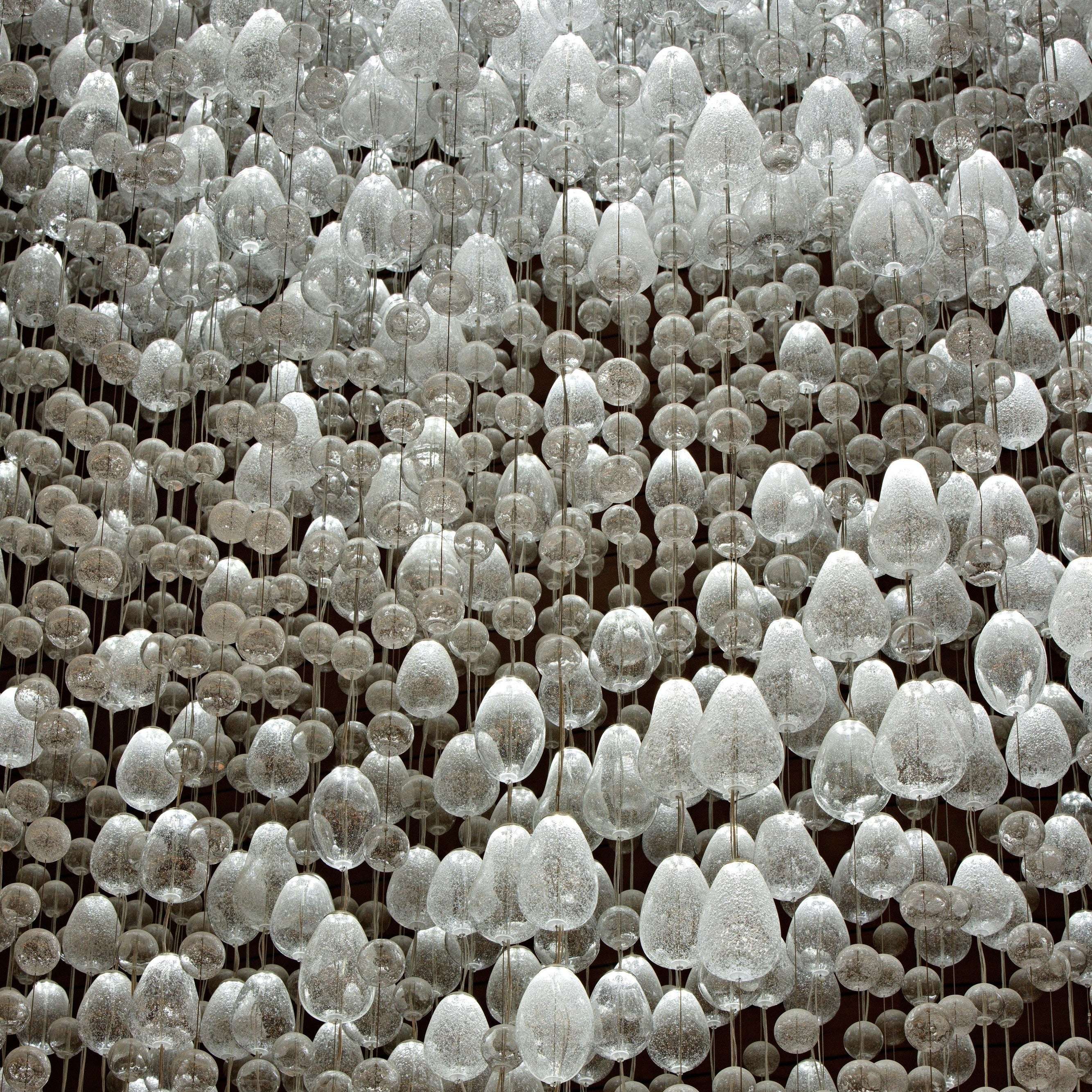 Crystal Bead Waterfall Project Installation